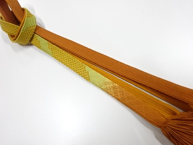JAPANESE KIMONO / HAND-TIED OBIJIME CORD 